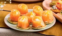 8 bouchées apéritives au saumon*Picard Hot