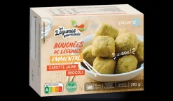 12 bouchées de légumes carotte jaune, brocoli, emmental*Picard Best