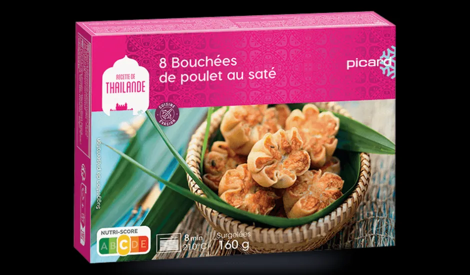 8 bouchées de poulet au saté 2 parts*Picard Clearance