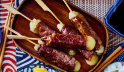 6 brochettes de boeuf au fromage,sauce soja sucrée*Picard Outlet