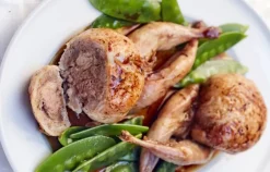 2 cailles farcies au bloc de foie gras de canard*Picard