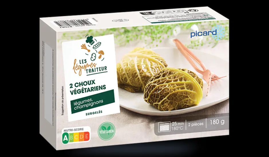2 choux végétariens légumes, champignons*Picard Best
