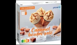 6 cônes caramel beurre salé*Picard New