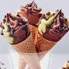 6 cônes chocolat-pistache*Picard