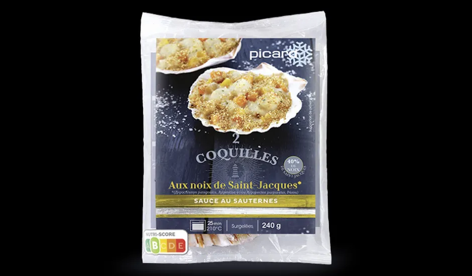 2 coquilles aux noix de St-Jacques sce Sauternes*Picard Hot