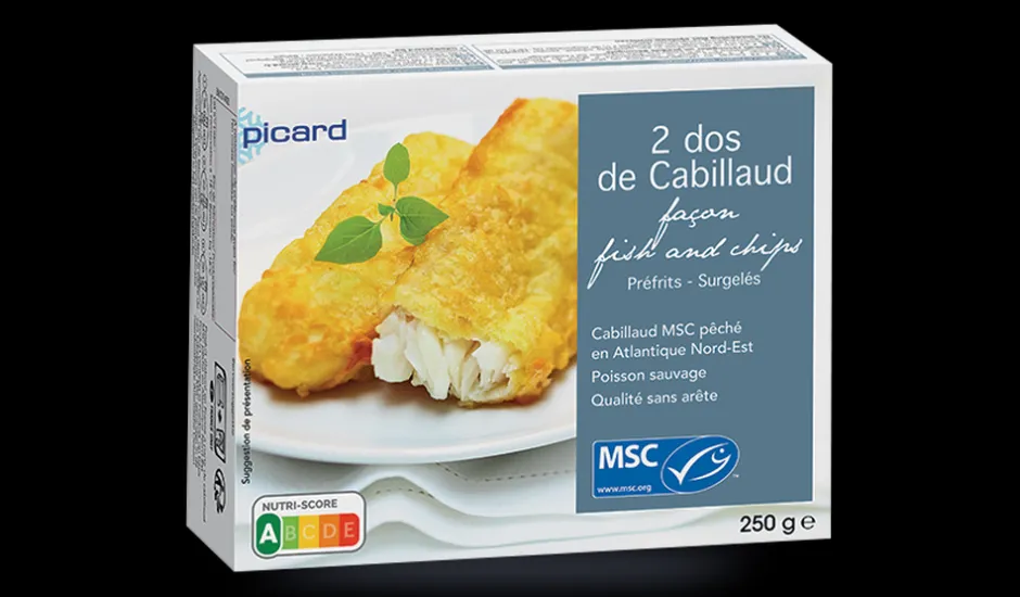 2 dos de cabillaud façon fish and chips MSC*Picard New