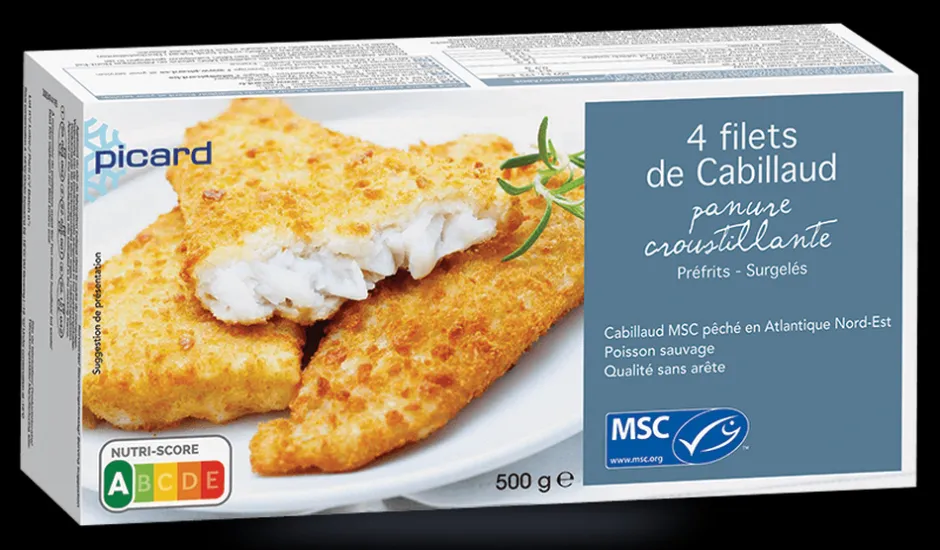 4 filets de cabillaud MSC, panure croustillante*Picard Discount
