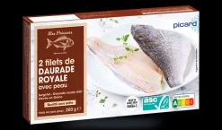 2 filets de daurade royale avec peau*Picard