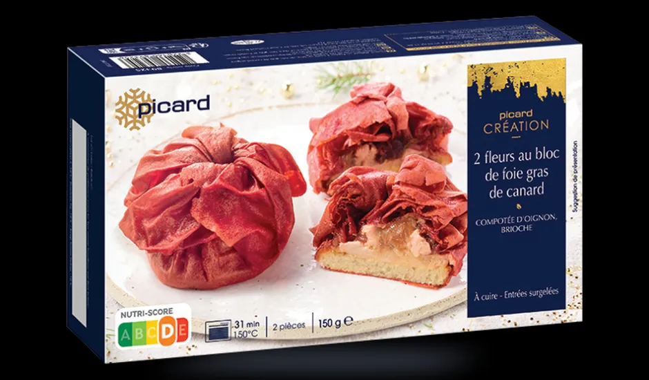 2 fleurs au bloc de foie gras de canard*Picard Sale