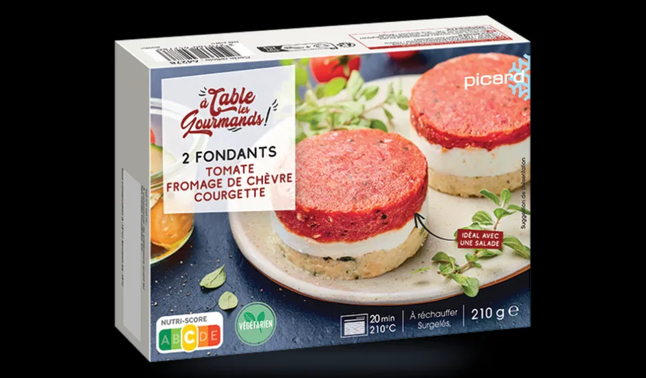 2 fondants tomate-fromage de chèvre-courgette*Picard