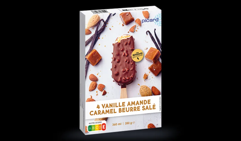 4 glaces Best vanille-amande-caramel beurre salé*Picard Best
