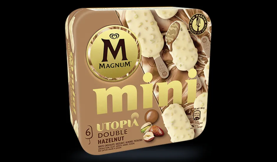 6 Mini Magnum Utopia double hazelnut*Picard Hot