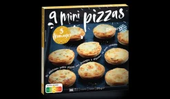 9 mini pizzas 3 fromages*Picard