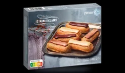 12 mini-éclairs, chocolat, caramel, praliné, café*Picard Discount