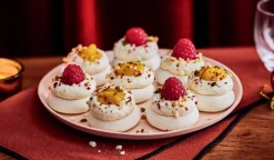 8 mini-pavlovas, 4 fruits exotiques, 4 framboise*Picard Best