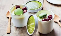 2 mini-pots crème glacée Lait d'amande, griottes*Picard New