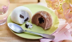 2 mochis glacés cacao coeur coulant / cookie*Picard Best