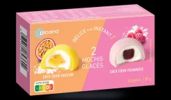 2 mochis glacés coco coeur passion,coeur framboise*Picard Clearance