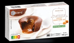 2 moelleux chocolat caramel au beurre salé*Picard Hot