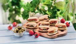 8 paninis apéritifs, pesto, tomate, mozzarella*Picard Best