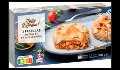 2 pastillas au poulet et aux légumes*Picard Clearance