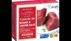 2 pavés de bonite à ventre rayé MSC*Picard