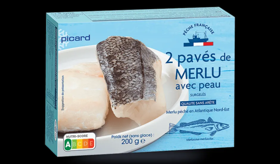 2 pavés de merlu Pêche française, avec peau*Picard Best