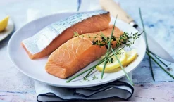2 pavés de saumon atlantique avec peau ASC*Picard Discount