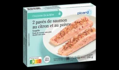 2 pavés de saumon au citron et au poivre*Picard Hot