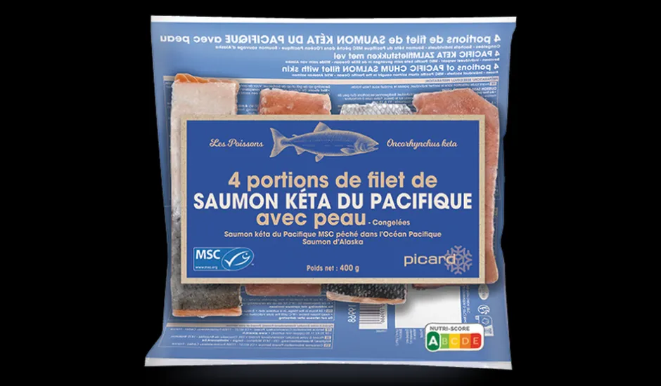 4 pavés de saumon kéta du Pacifique MSC*Picard Sale