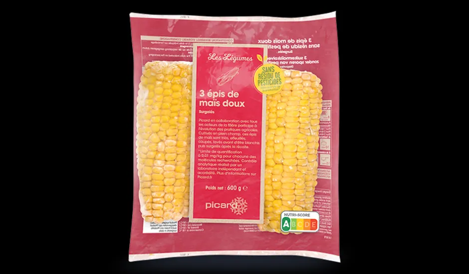 3 épis maïs doux sans résidu de pesticides Espagne*Picard Online