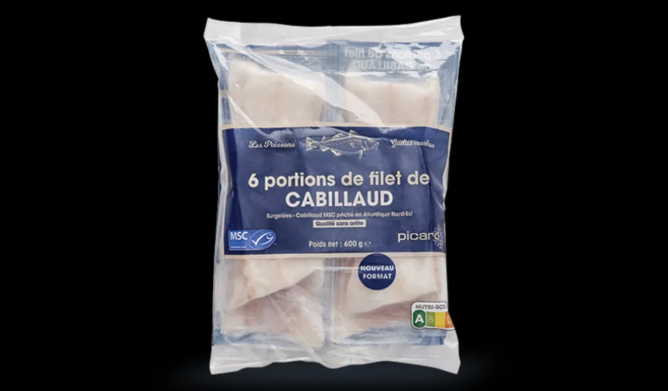 6 portions de filet cabillaud MSC, Norvège/Islande*Picard Hot