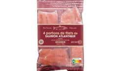 4 portions de filets de saumon atlantique, Norvège*Picard Online