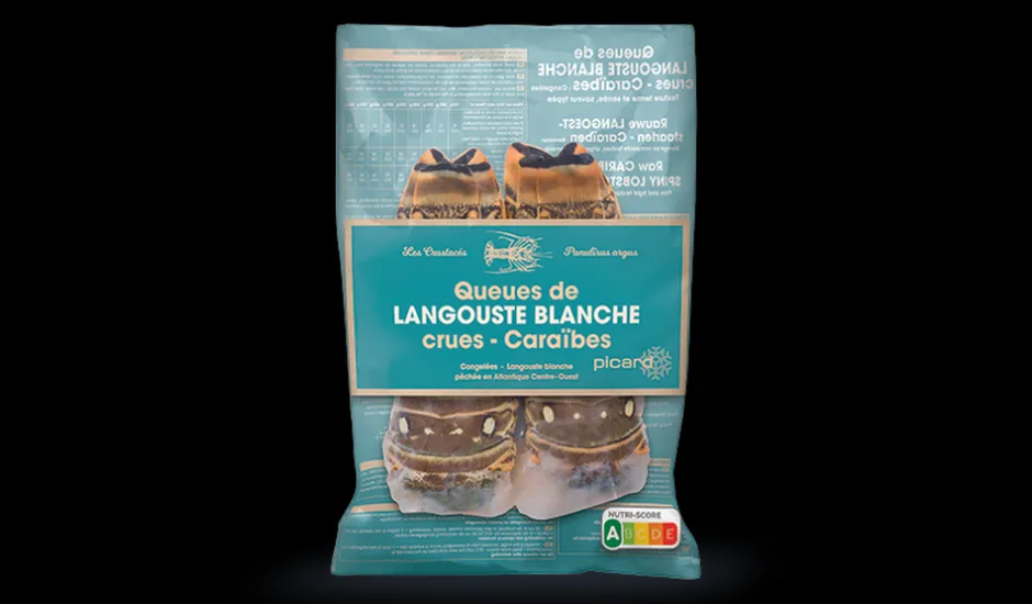 2 queues de langouste blanche, Caraïbes, crues*Picard Hot