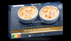 2 sabayons de langoustines et de Saint-Jacques au Sauternes*Picard Sale