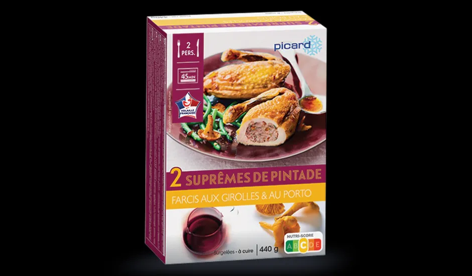 2 suprêmes de pintade, farcis girolles et porto*Picard Discount