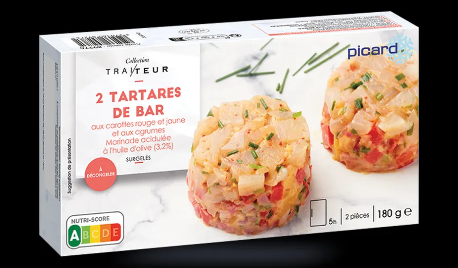 2 tartares de bar aux carottes et aux agrumes*Picard Clearance