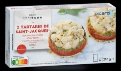 2 tartares de Saint-Jacques aux tomates confites et au basilic*Picard Online