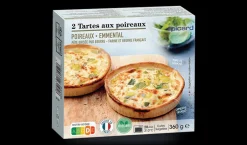 2 tartes aux poireaux*Picard Clearance