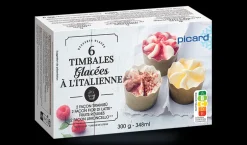 6 timbales glacées à l'italienne*Picard
