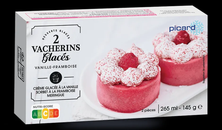 2 vacherins vanille-framboise*Picard Online