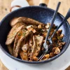 Aiguillettes de canard marinées à la forestière*Picard Discount