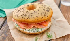 Bagel saumon fumé, fromage frais, ciboulette*Picard New