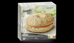 Bagel saumon fumé, fromage frais, ciboulette*Picard New