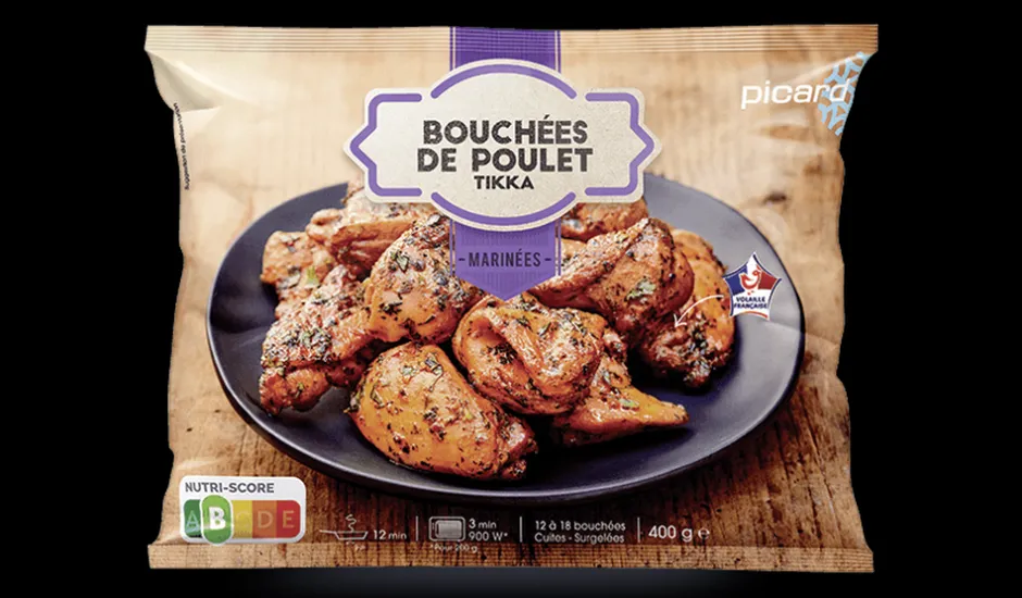 Bouchées de poulet tikka marinées, cuites*Picard Clearance