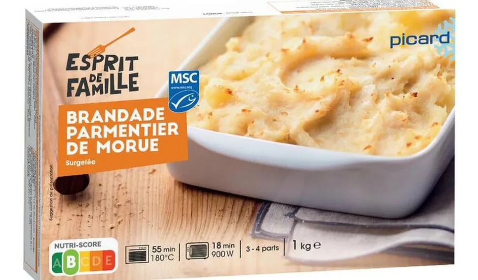 Brandade parmentier de morue MSC*Picard New
