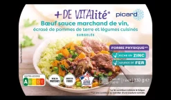 Bœuf sce marchand de vin,écrasé PDT légumes*Picard Best