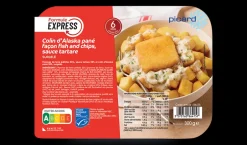 Colin d'Alaska pané MSC façon fish and chips, sauce tartare*Picard