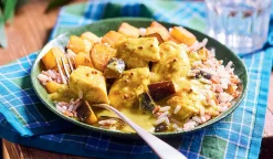 Colombo de poulet, riz, sce lait de coco, poulet*Picard Hot