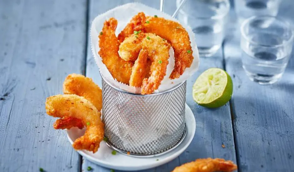 Crevettes panées, 10 à 12 pièces, élevées Equateur*Picard Clearance